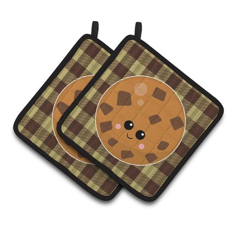 CAROLINES TREASURES Cookie Face Pair of Pot Holders BB7046PTHD